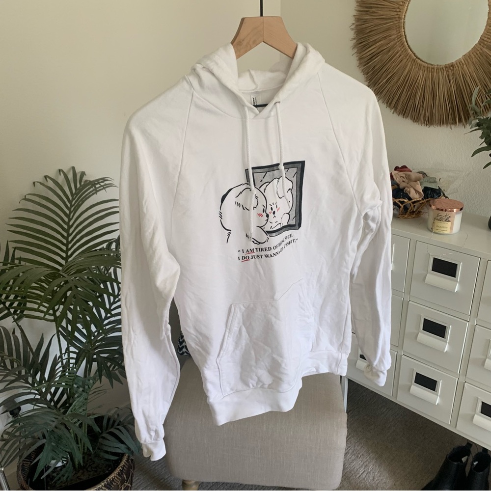 🪴$5/25🪴 American Apparel Graphic Hoodie - California Fleece Collection - Small - Picture 3 of 10